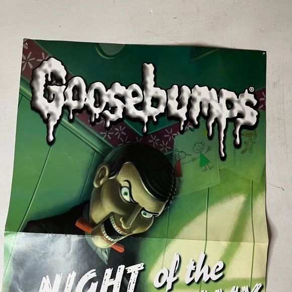 Vintage Goosebumps Night of the Living Dummy Scholastic Poster - Picture 3 of 11